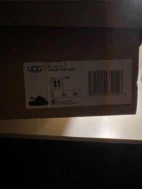 UGG Kids Fluff Yeah Slide - Black